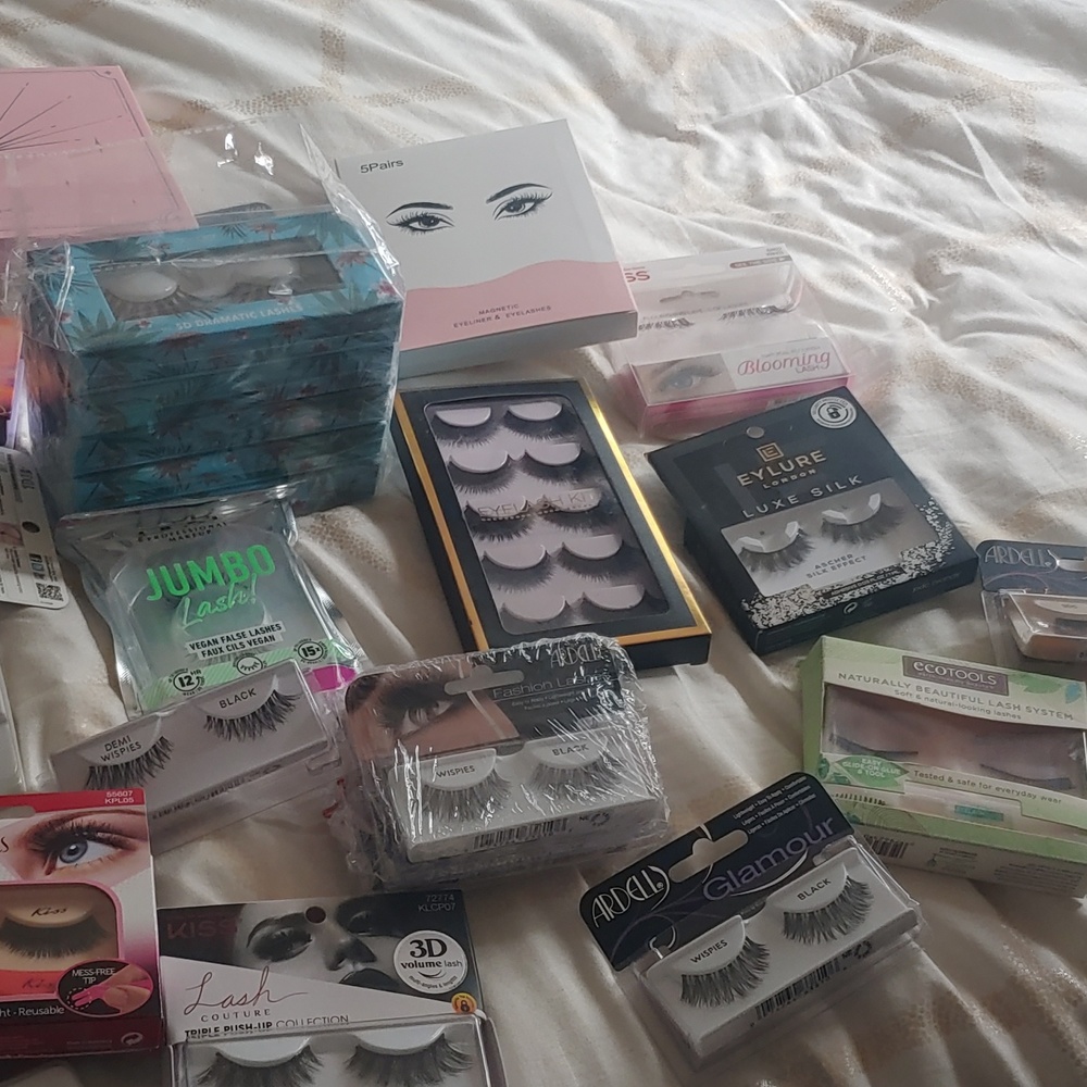 Eyelashes. Never opened